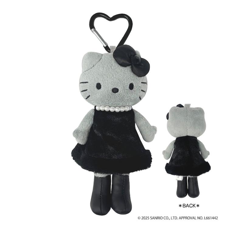 Sanrio長腿Hello Kitty黑白系列公仔掛飾