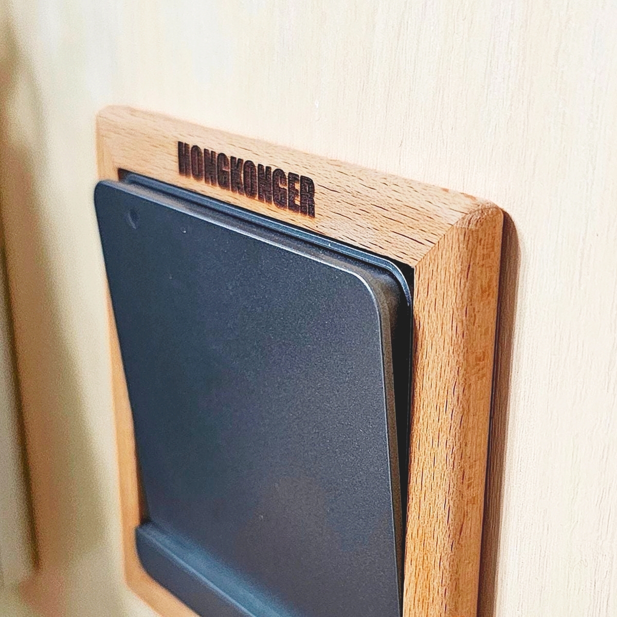 HONGKONGER 匠心實木燈制開關保護框