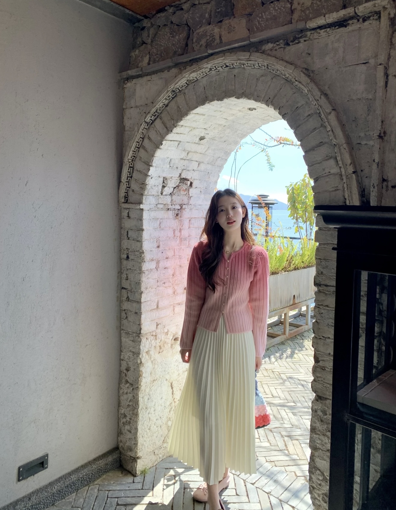 SK230韩系半身长裙