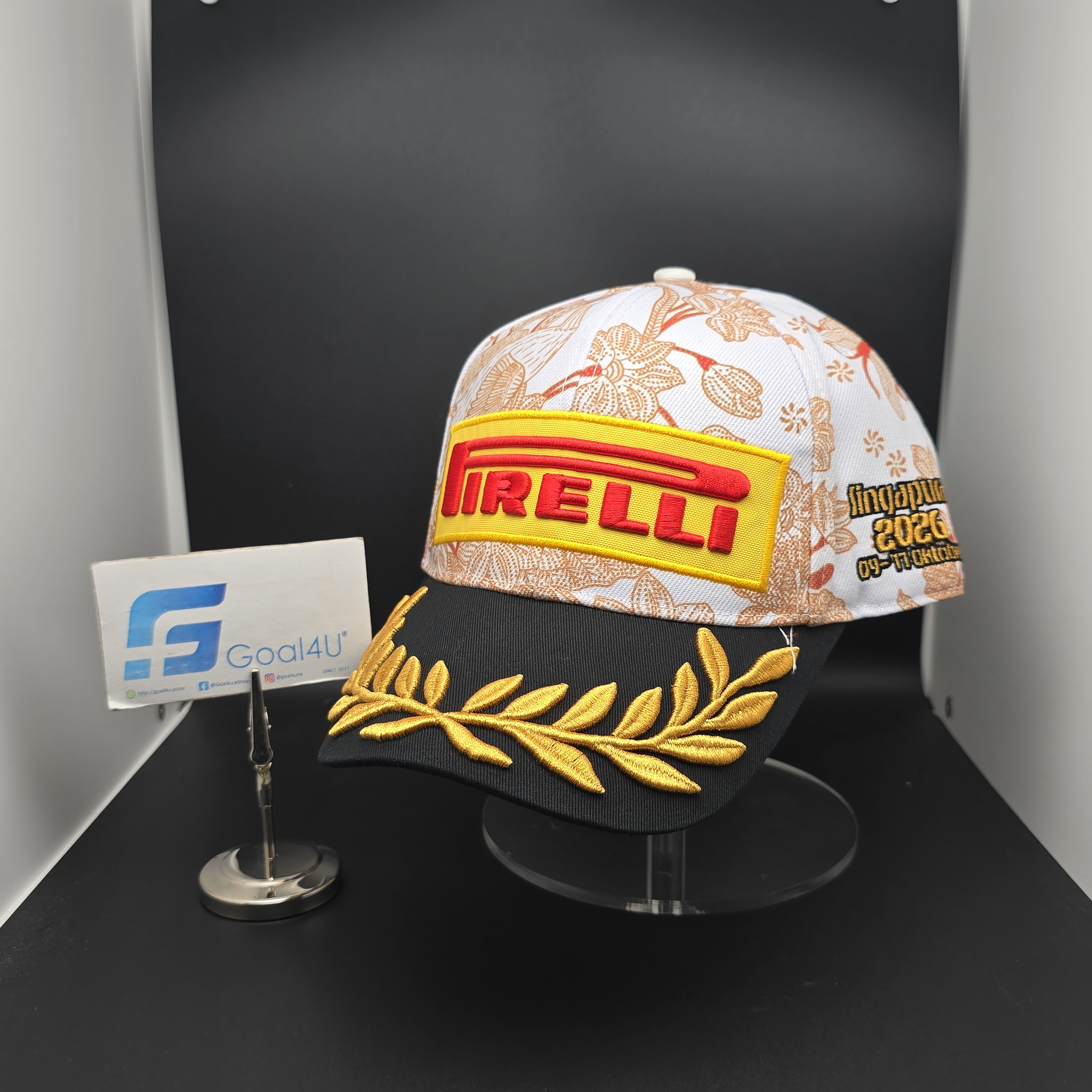 F1 Pirelli倍耐力 2026 新加坡站特別版 P1冠軍帽 PIRPC0120