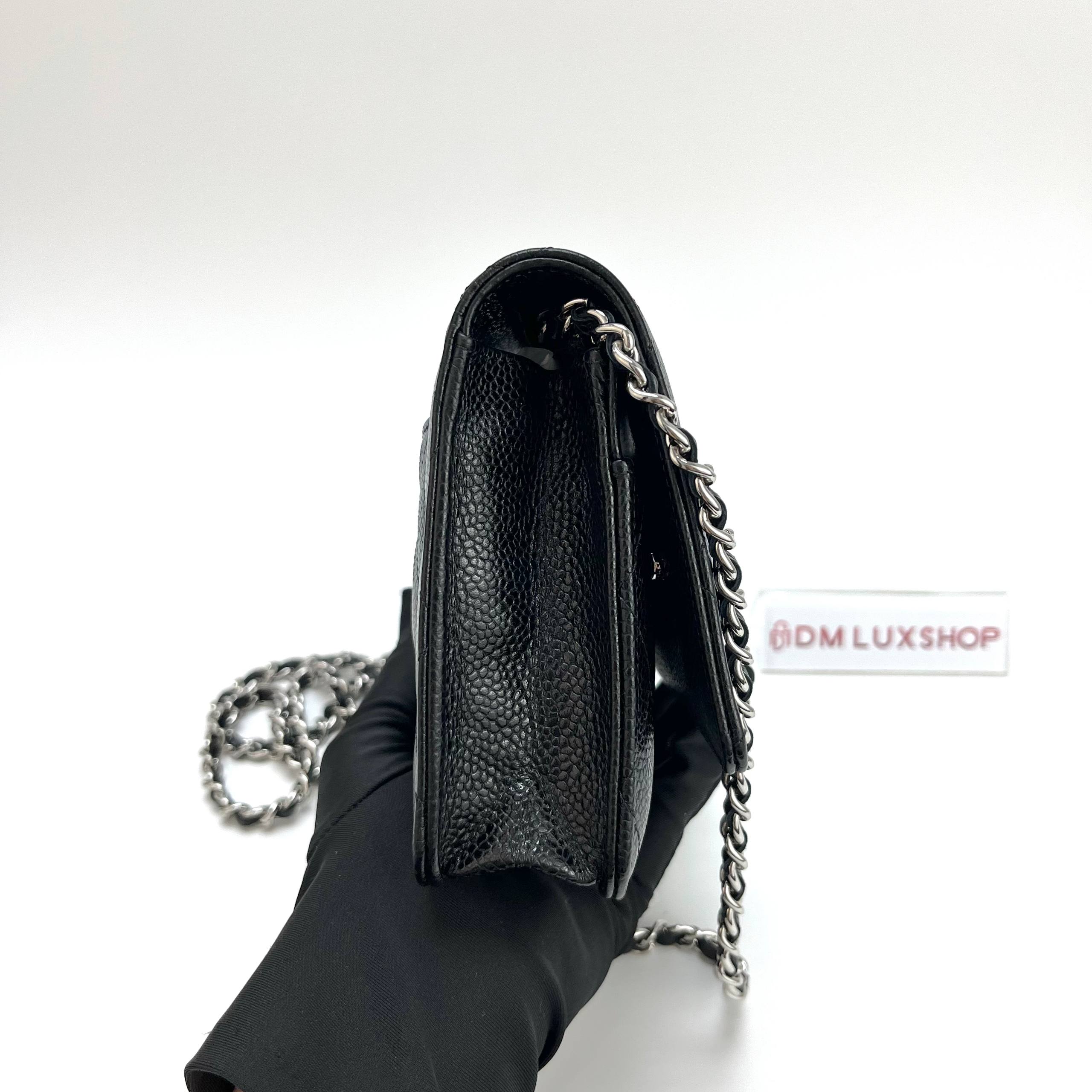 Chanel Black Caviar WOC SHW (Serial 30, Y: 2020) 