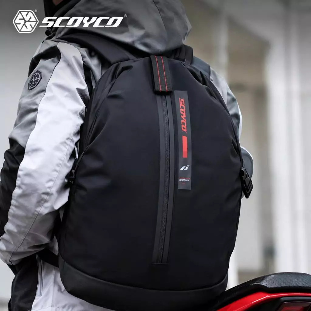 SCOYCO JK330 Motorcycle Riding Jacket Transform to Backpack | CE Protector | Touring Racing Jaket Motor Lelaki