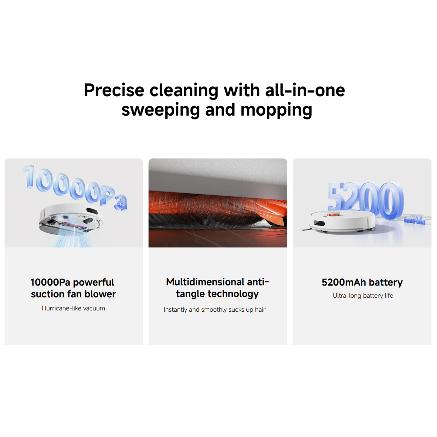 Xiaomi Robot Vacuum H40 Hybrid Cleaning (BHR07W1GB)