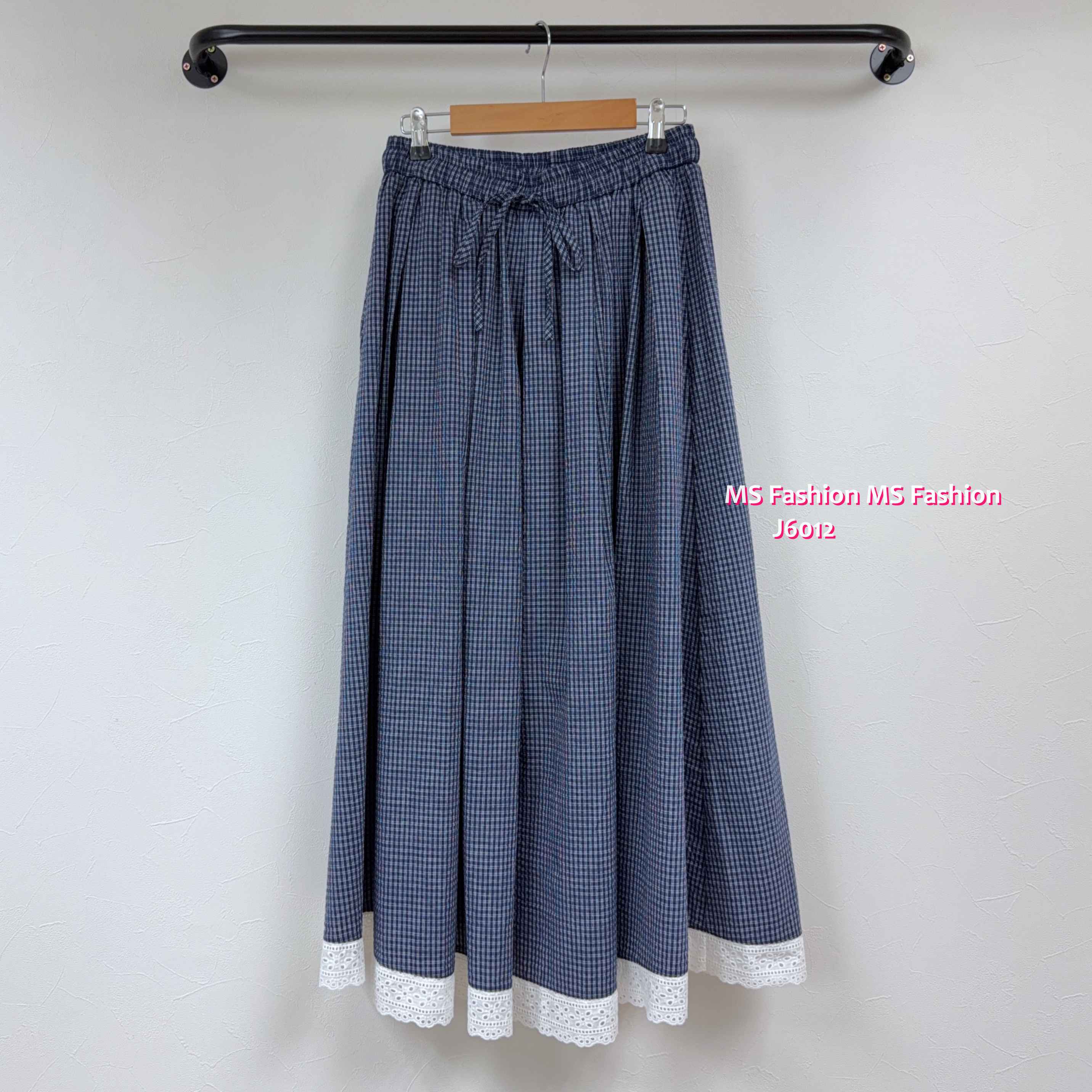 J6012 韓國🇰🇷格紋中長款半裙