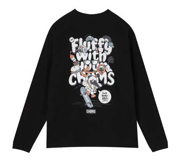 預訂 Chums Fluffy Pocket Brushed長袖Tee [貨號26A731]