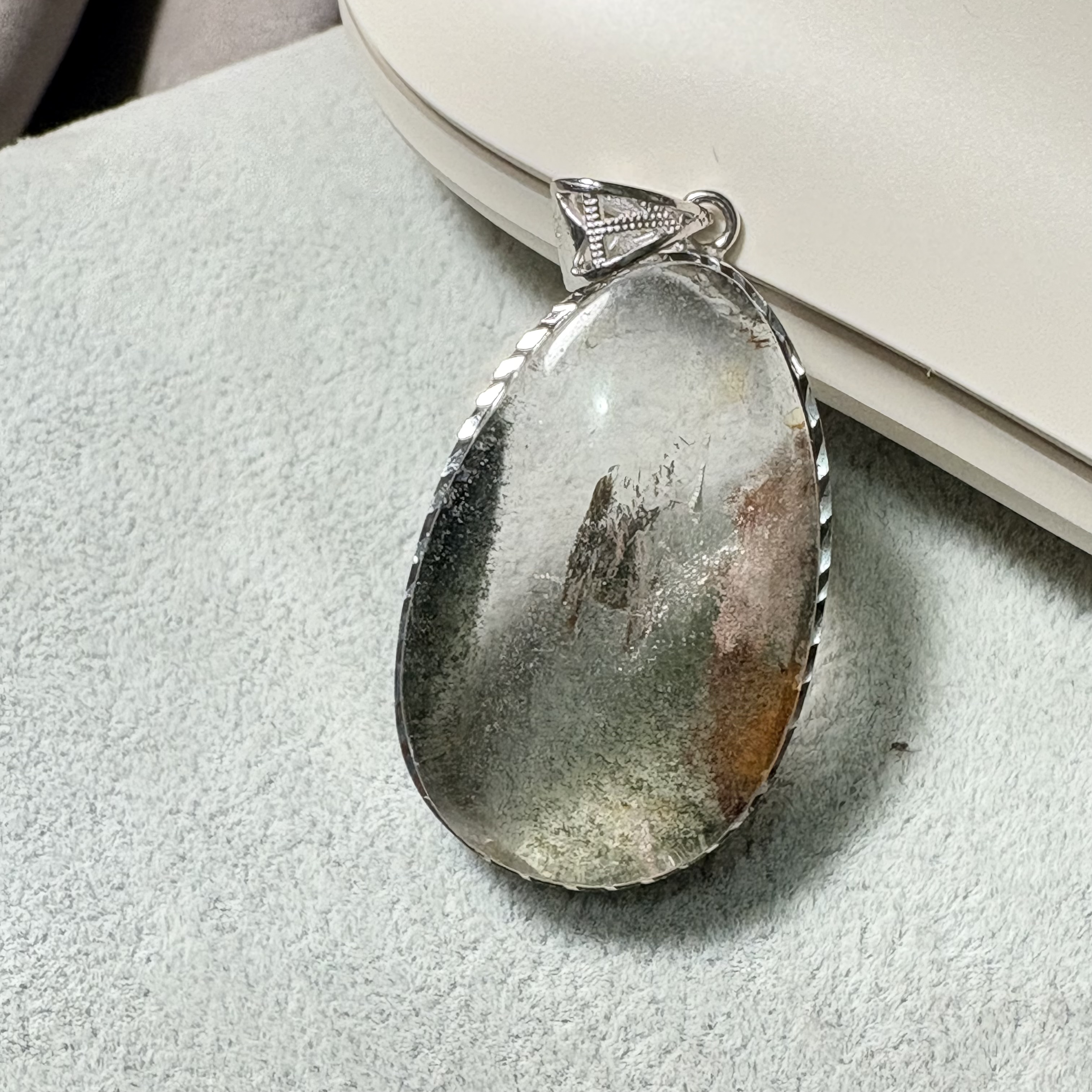 綠幽靈吊咀 重：9.63g(附送證書）No19-590