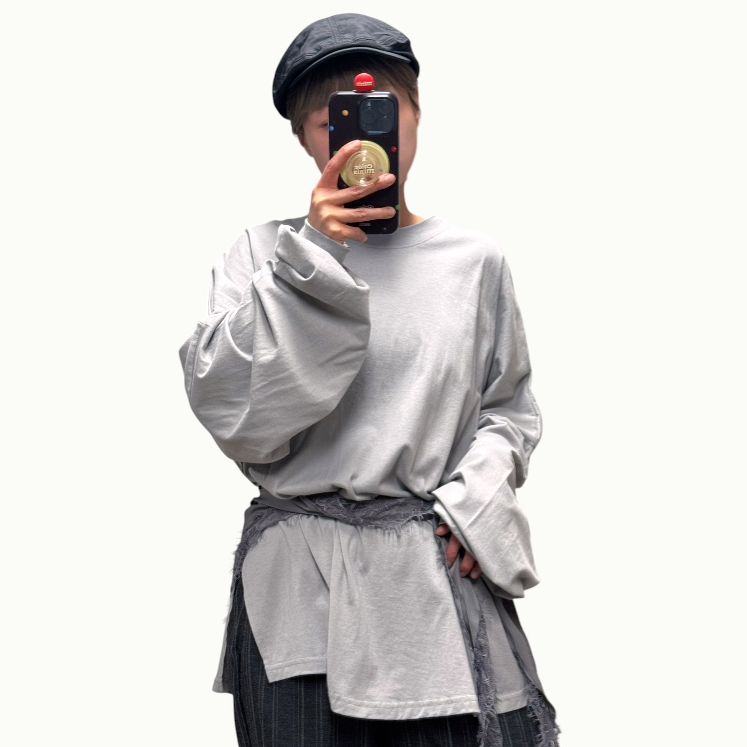 221016 薄料長䄂tee