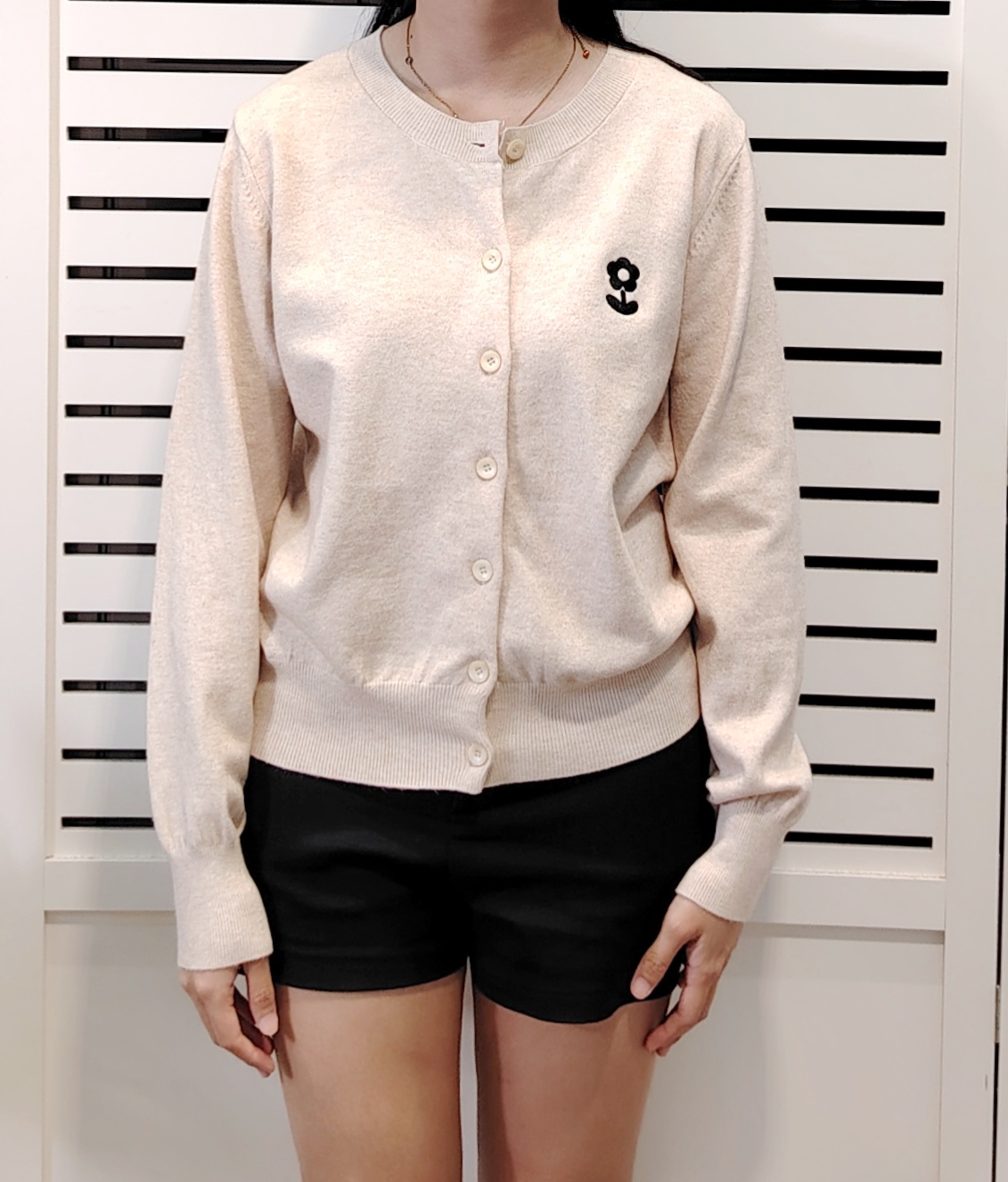 S55739 Cardigan Button Down