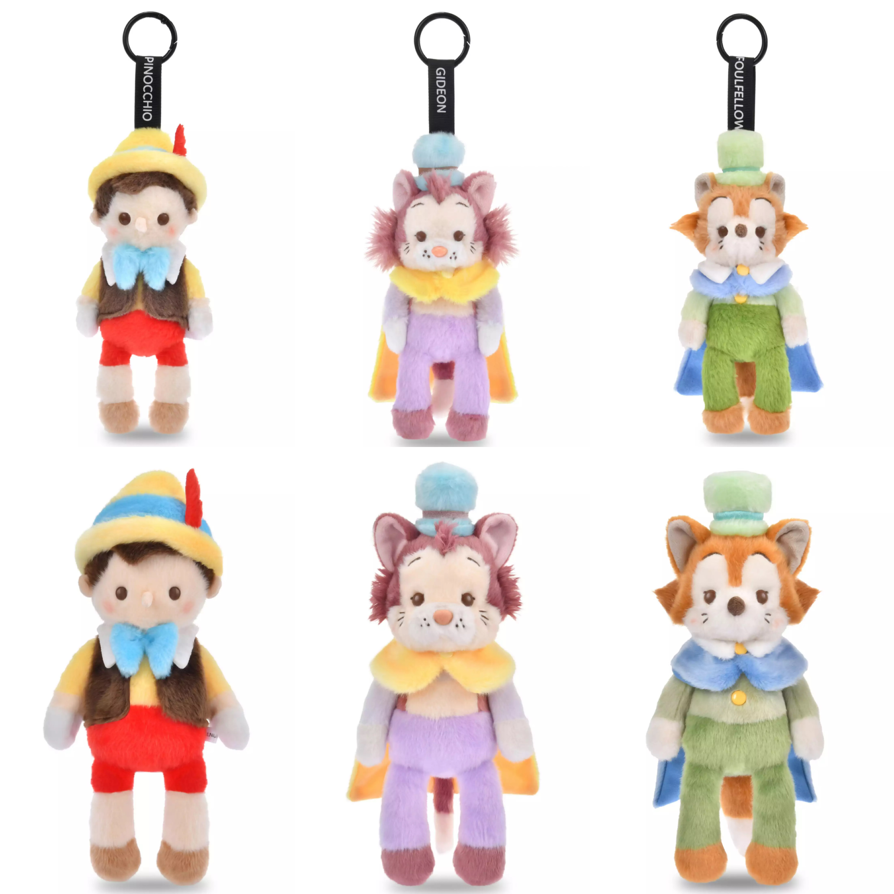 預訂 Palnui 吊飾 公仔 Pinocchio  Gideon Honest John 