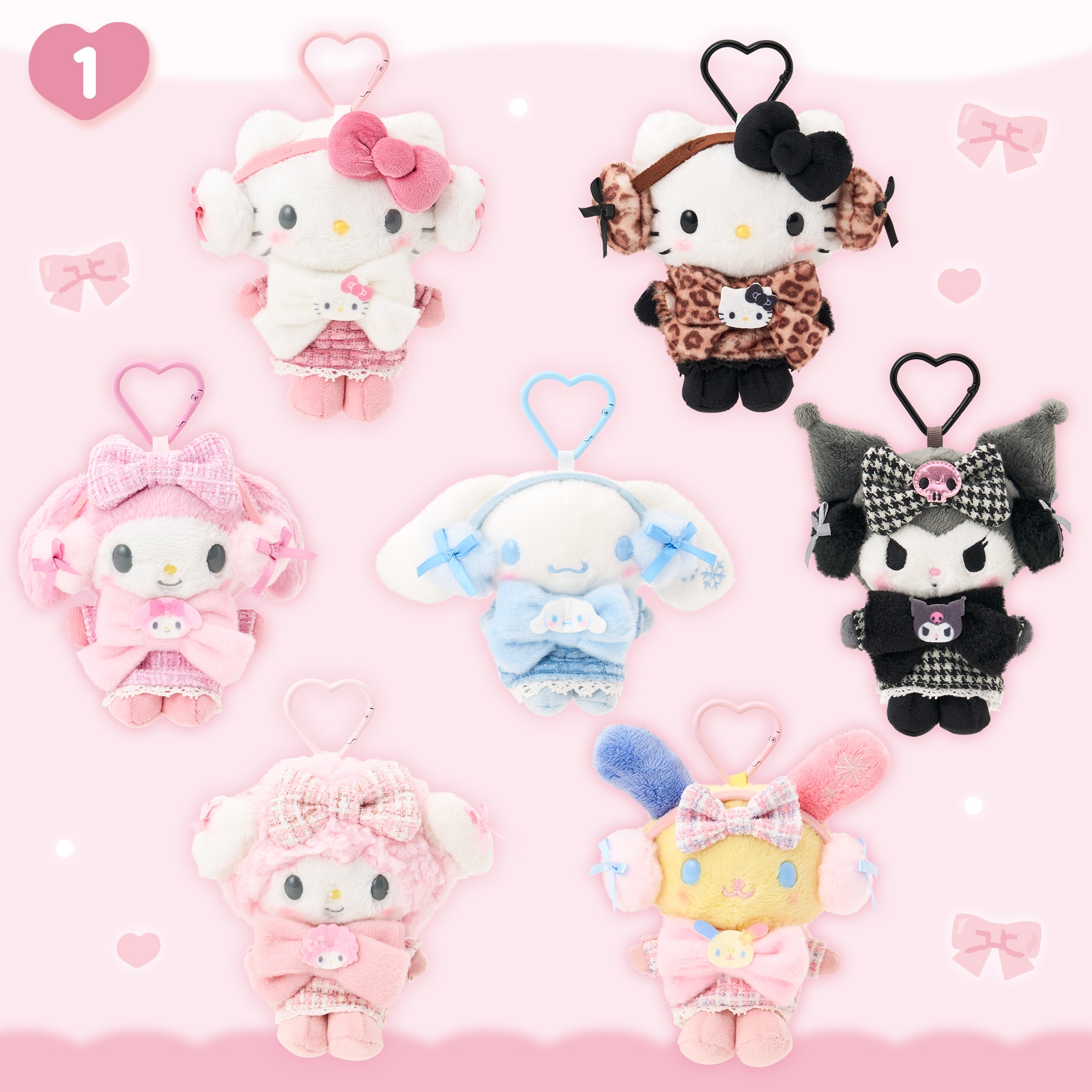 🌸 【預訂】Warm and cozy character outfit series - No.1-公仔掛飾