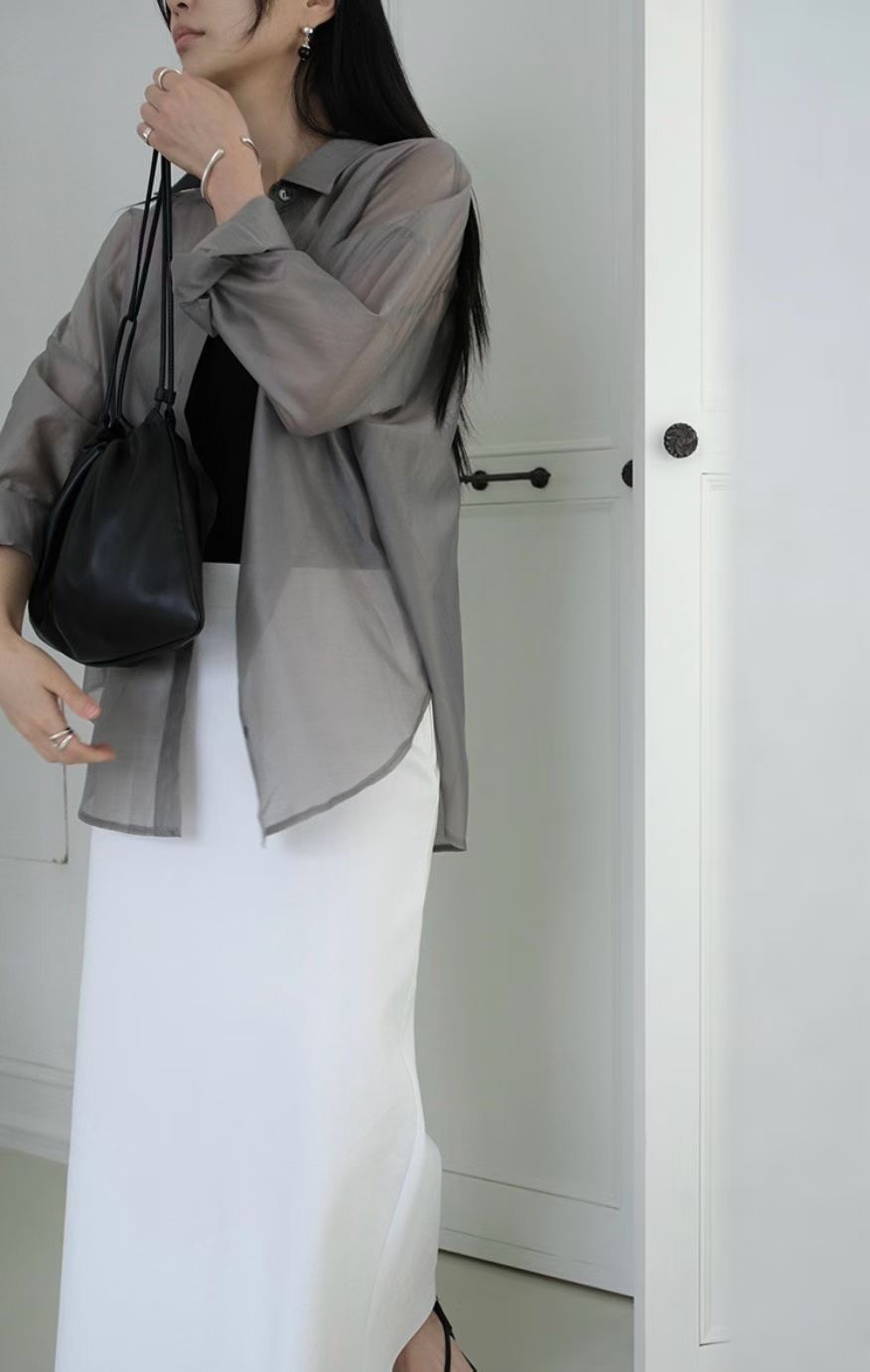 <突發開團．初春盛夏空氣感防曬冷氣衣> 薄身透膚恤衫 RH0029