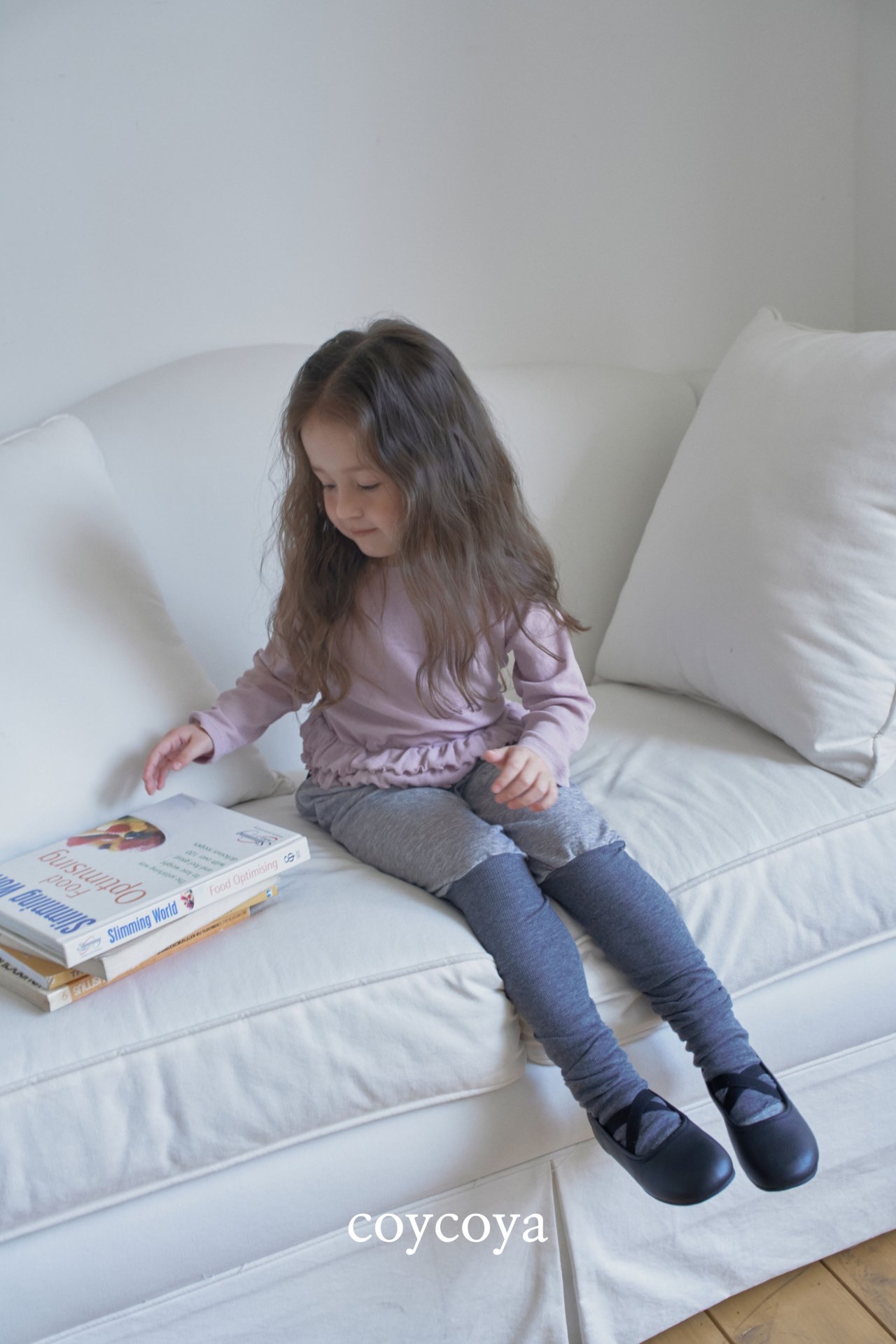 🌸預訂 韓國直送🌸🇰🇷COYCOYA兩色雙層褶皺下擺長袖上衣