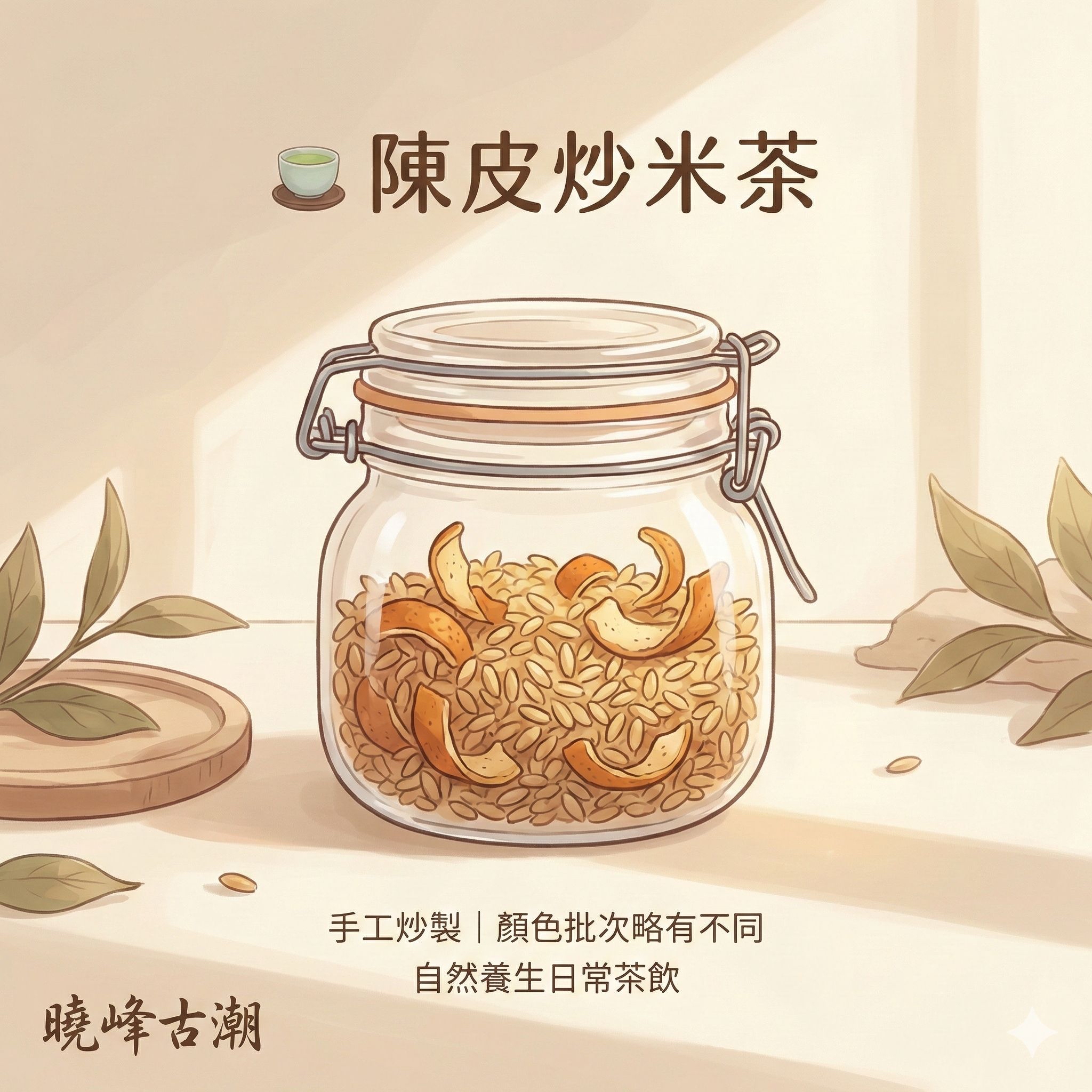 10/2出貨 限量訂購 陳皮炒米茶/陳皮薑米茶 