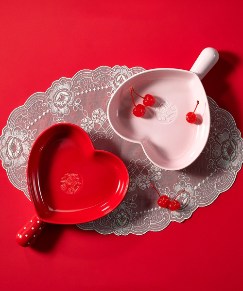 韓國 STARBUCKS Heartful 手柄餐盤組 (2入)