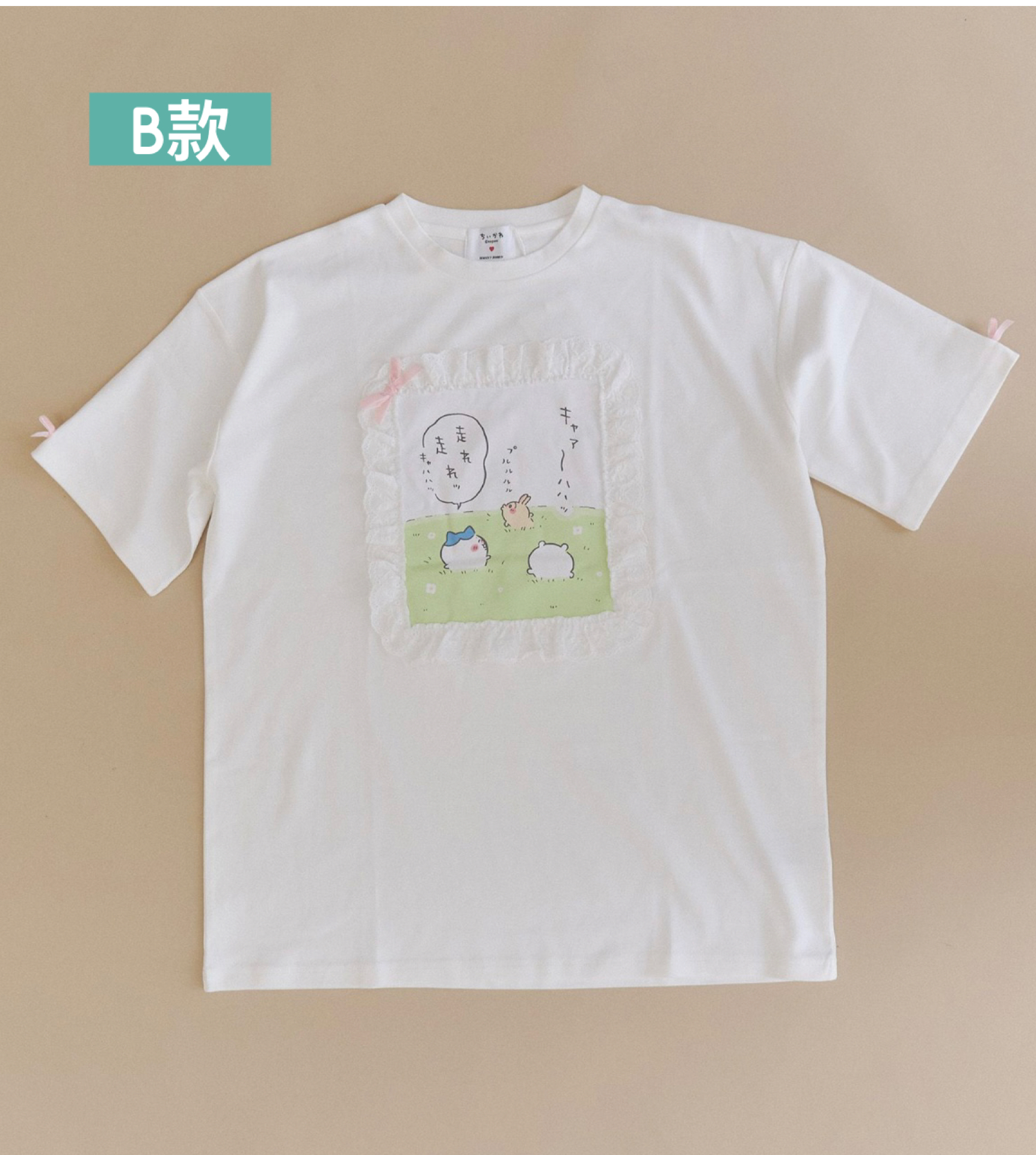 日本預訂📍日本Chiikawa x Merry Jenny蕾絲短袖Tee 不包郵 2026年8月中下旬出貨