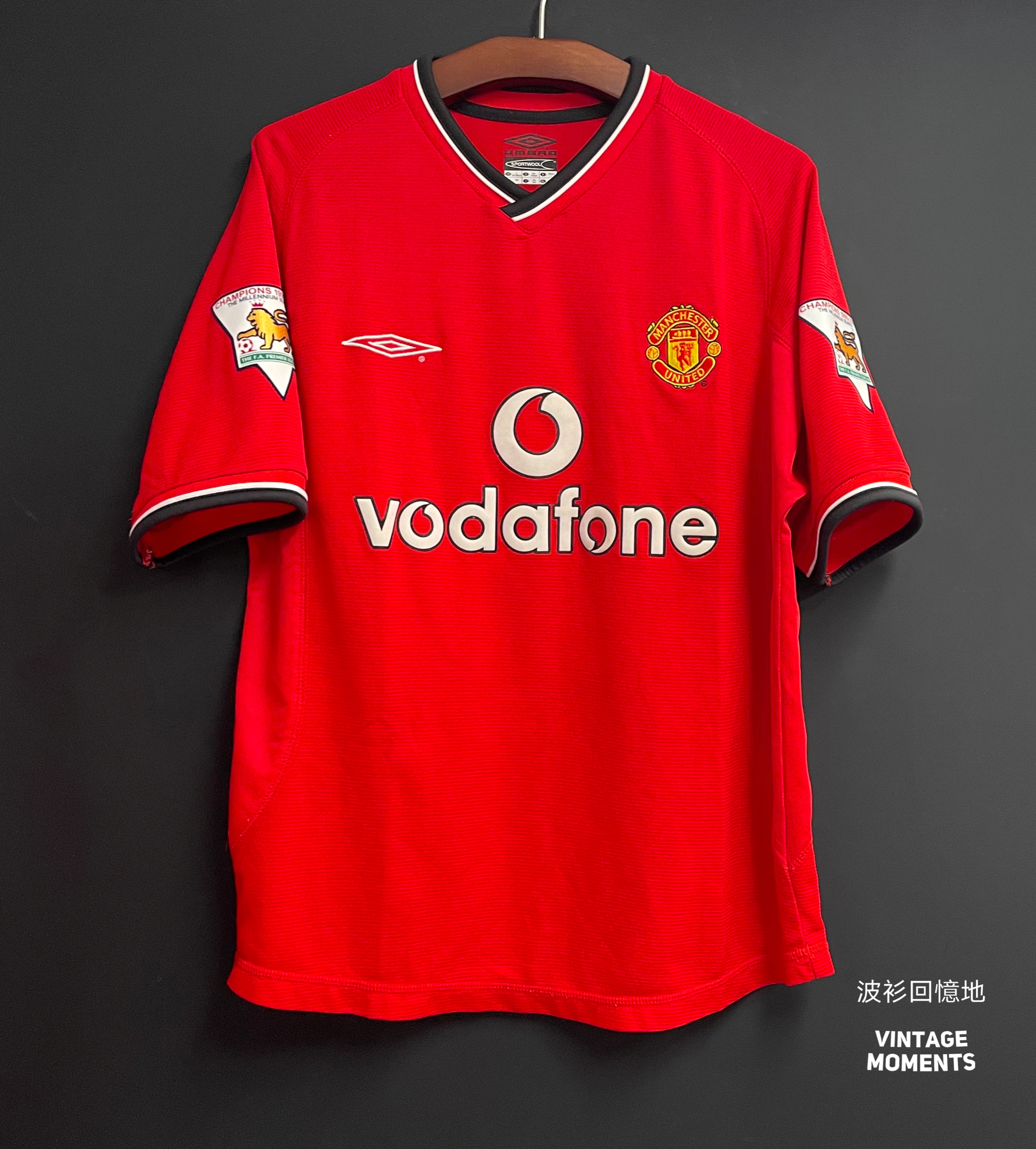 曼聯00/01主場 蘇斯克查 MANCHESTER UNITED HOME SOLSKJER