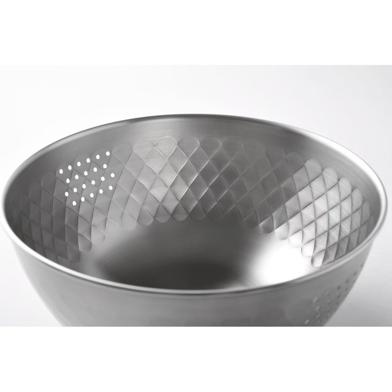 【日本製燕三條】 18cm 全不銹鋼快速洗米盆 / 瀝水碗 — 煮出極致完美靚飯神器