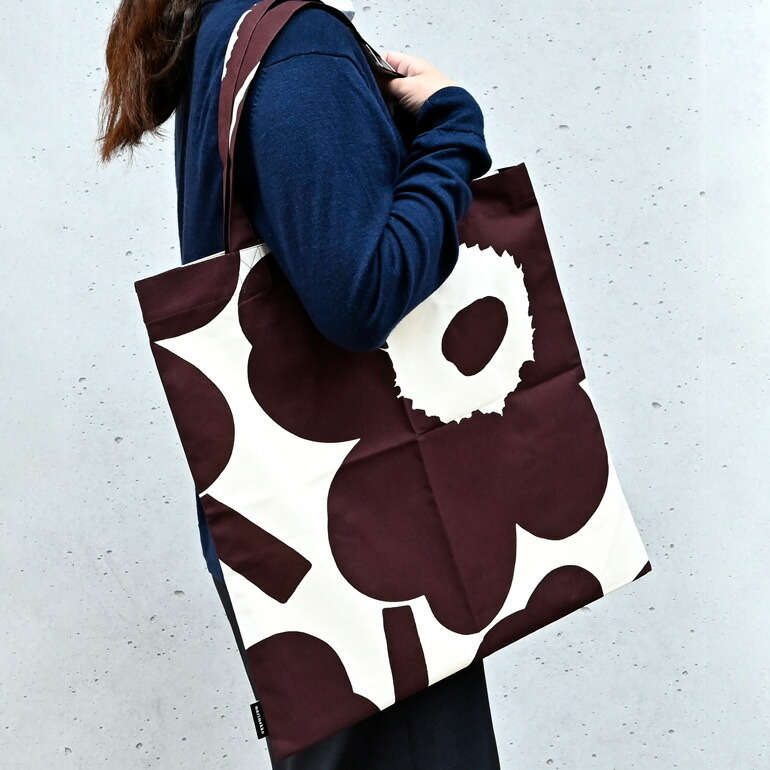 [現貨] [日本直送] Marimekko Totebag｜DARK BROWN {TF220712}