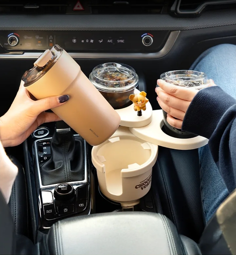 Kakao Friends 3 in 1 汽車旋轉杯架