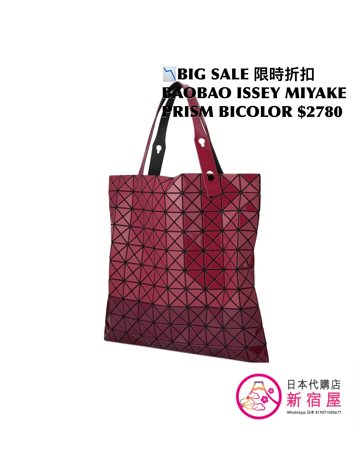 BAOBAO ISSEY MIYAKE 10x10 PRISM BICOLOR