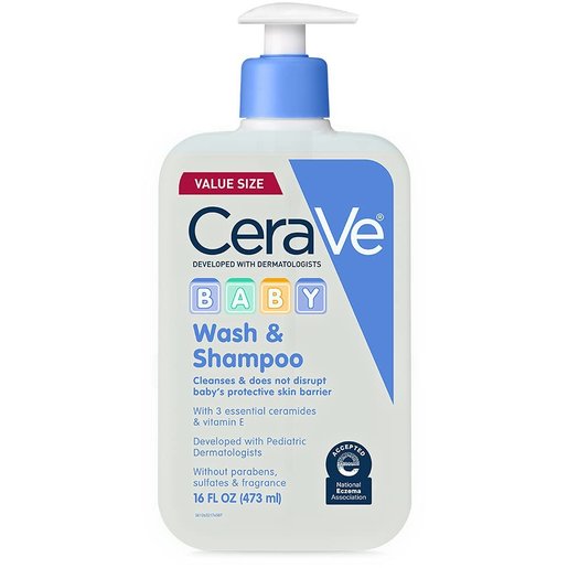 CeraVe 嬰兒沐浴露和洗髮精 473ml