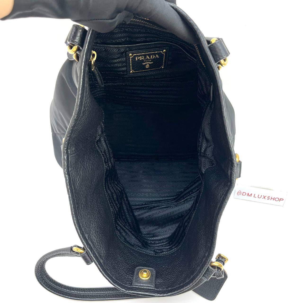 Prada Two Way Nylon Tote