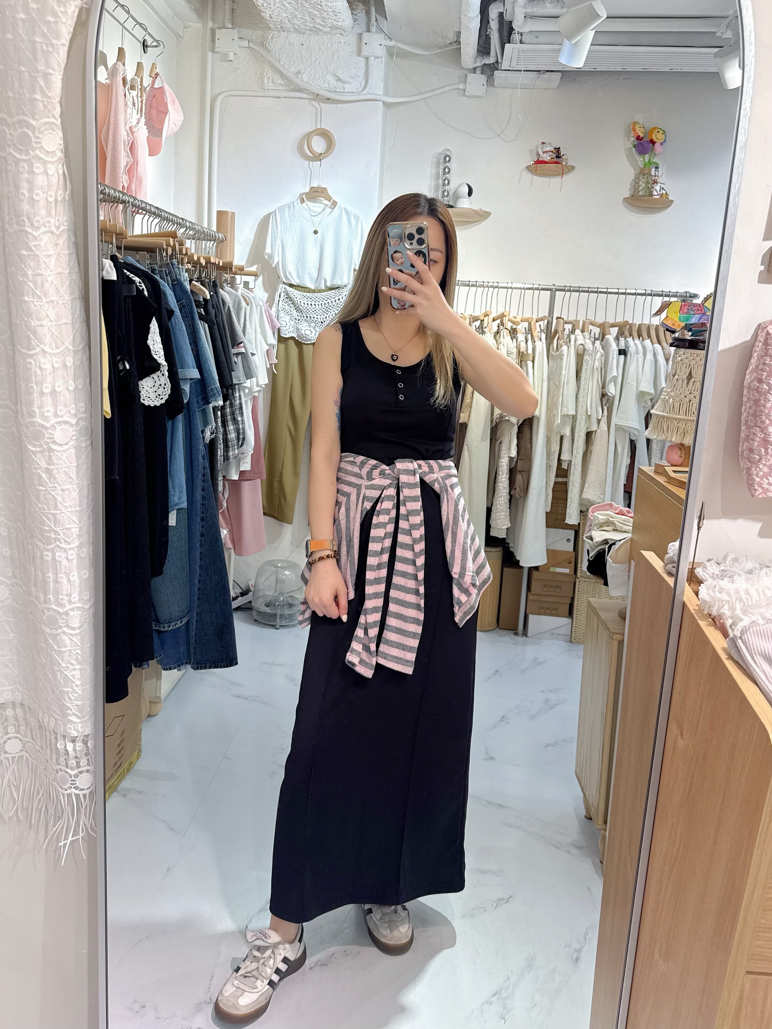 vest + skirt set