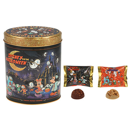 【預訂】TDR Disney Halloween 2026 - 圓罐朱古力脆脆