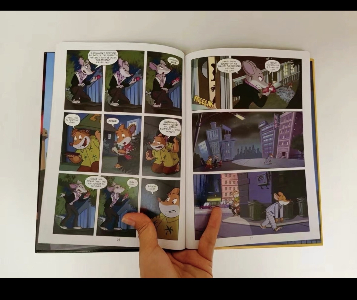 英‮原文‬版 Geronimo Stilton Reporter ​‎͏ ​ Graphic Novels 9冊 精裝‮老 ‬鼠記者 全彩​ 冒‮漫險‬畫繪本‮小版‬說 中小學‮外課‬讀物  ‮  ‬       ‮  ‬   ‮  ‬       ‮  ‬   ‮  ‬  ‮  ‬  《老鼠記者Geronimo Stilton Reporter》​