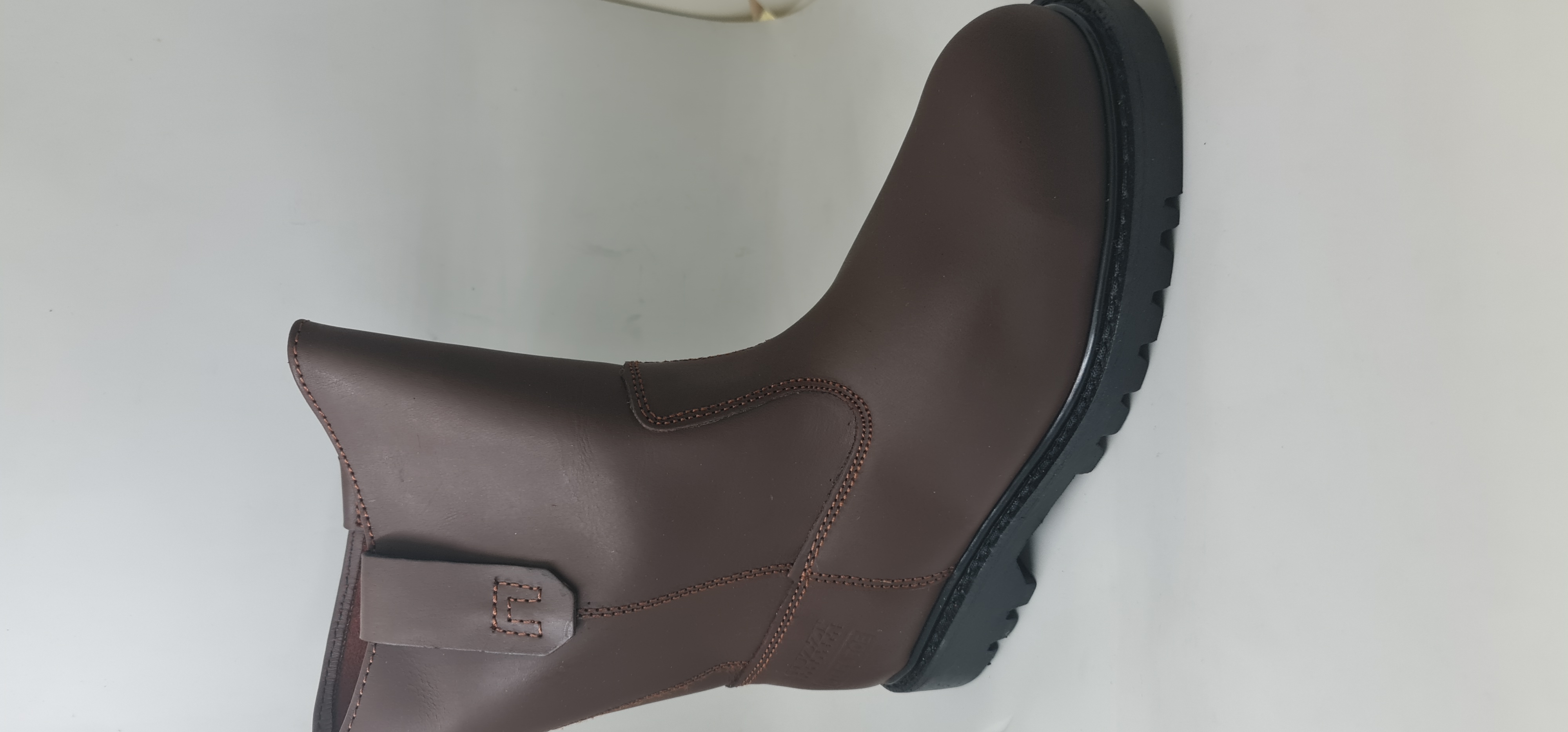 Guzzi 302 High Cut Pull On safety boots SIRIM APPROVED Leather Shoes Leather Rubber Men Steel Toe