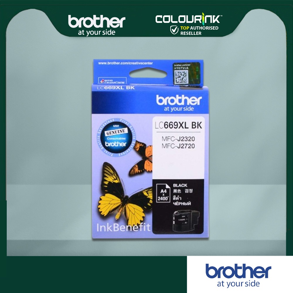 Brother LC669XL LC665XL Original Combo Set (BCMY) MFC-J2320/MFC-J2720 LC665 LC663 LC669