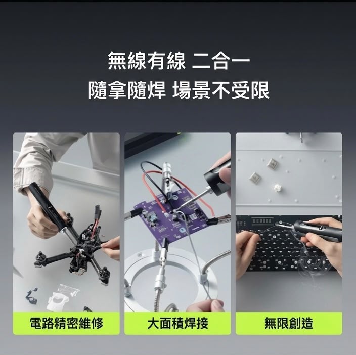 HOTO SNAPBLOQ™ 鋰電電烙鐵套裝 (預購產品)