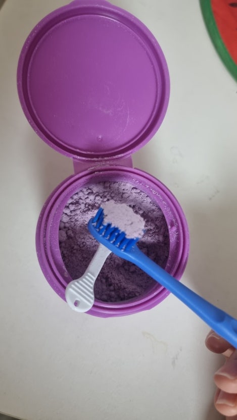 韓國 Puriven 皇牌 紫色 美白去漬 潔牙粉 40g｜ Brightening Purple Tooth Powder