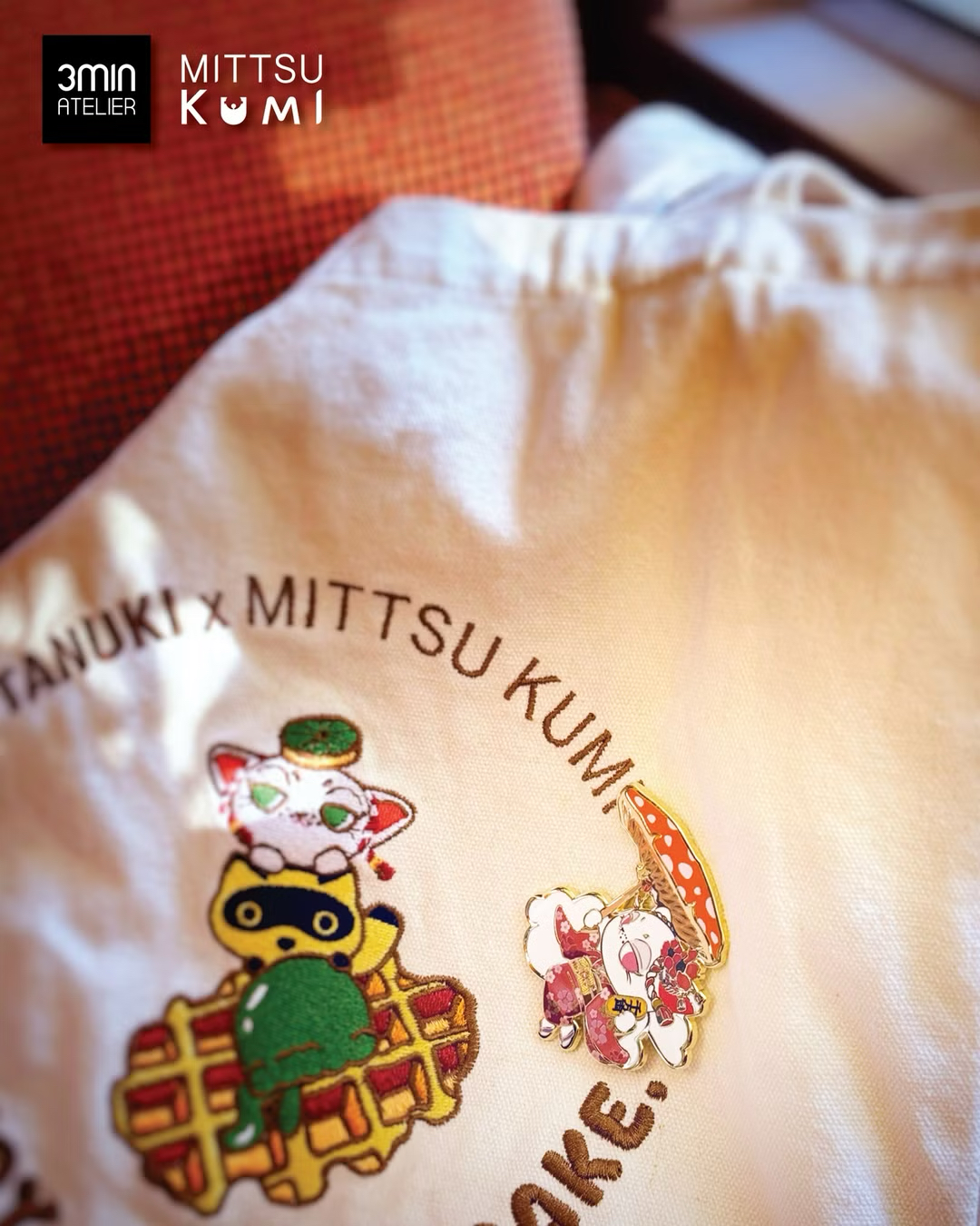 【招財貓】Mittsu Kumi 原創作品 - 蘑菇徽章