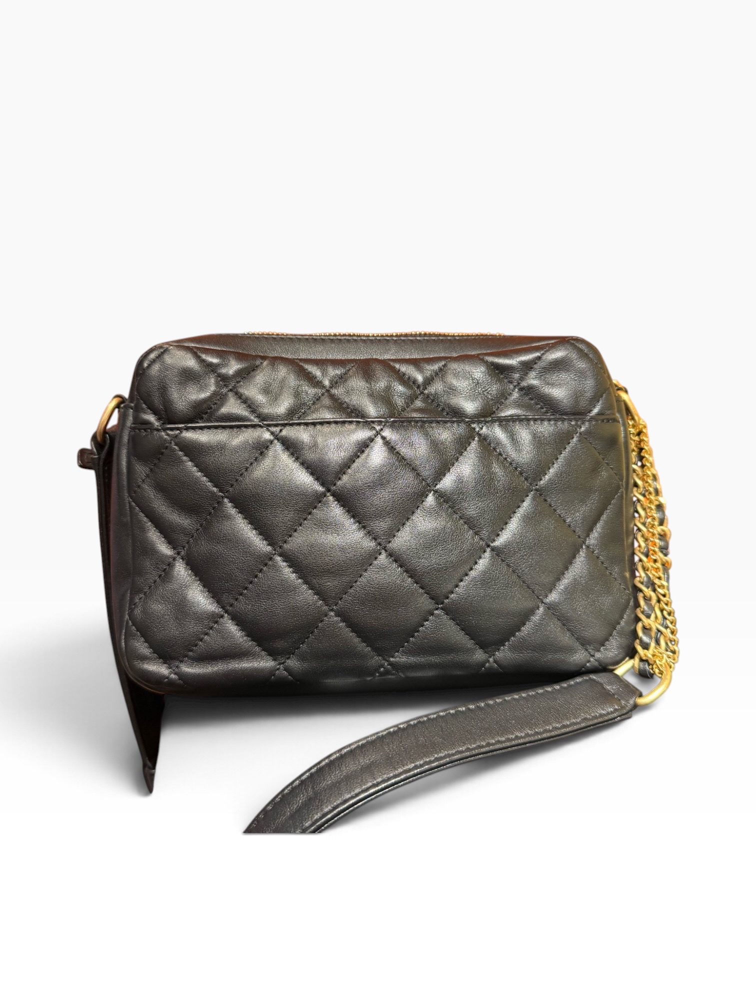 Pre owned chanel 23P black colour A10291