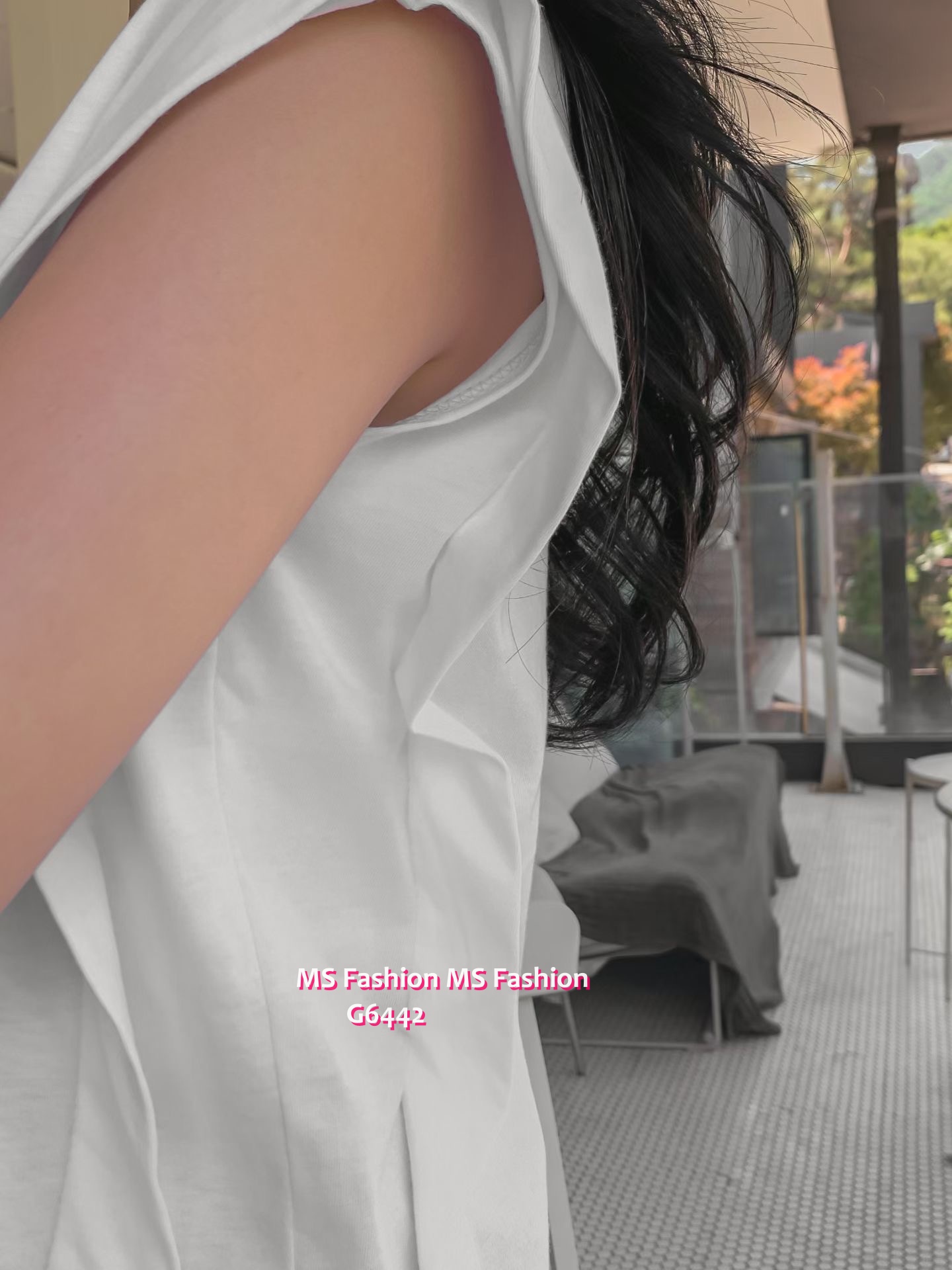 G6442 靚靚字母print top