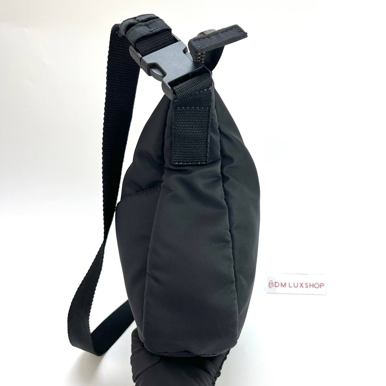 Balenciaga Black Nylon Oversize Sling Bag