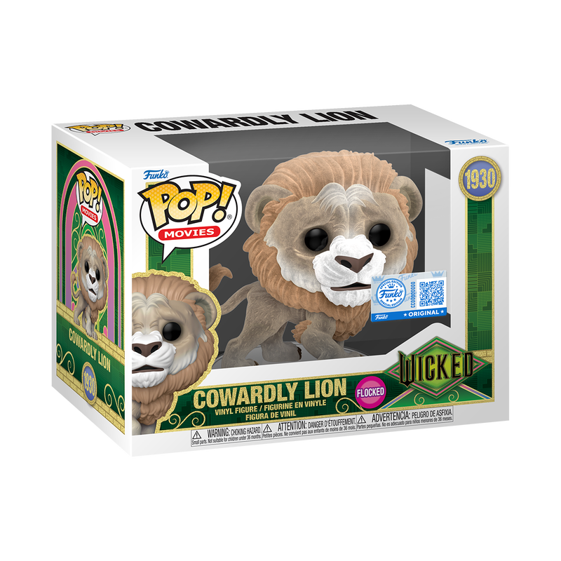 📦訂購 美國代購 Funko POP! WICKED Cowardly Lion (Flocked) Figure 魔法壞女巫 植絨款 模型