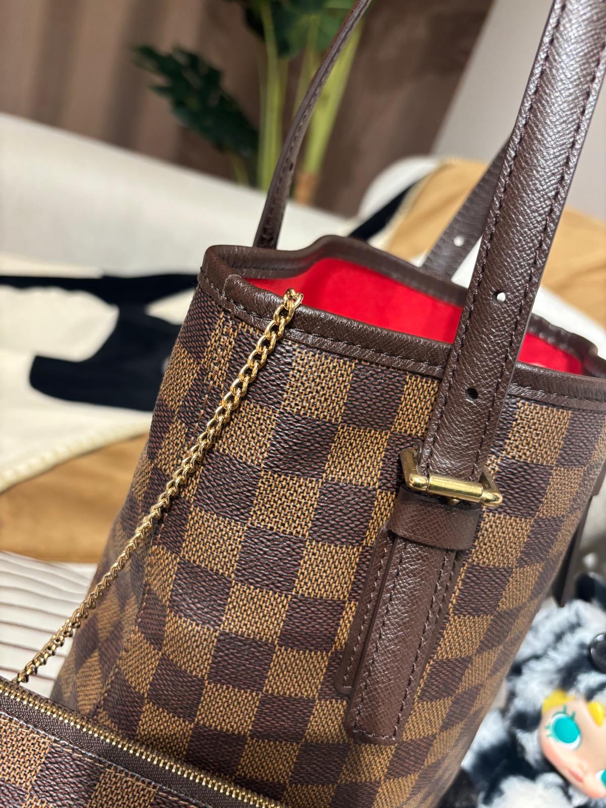 Lv petit bucket with pochette 100%authentic,95%new ✅dust bag 