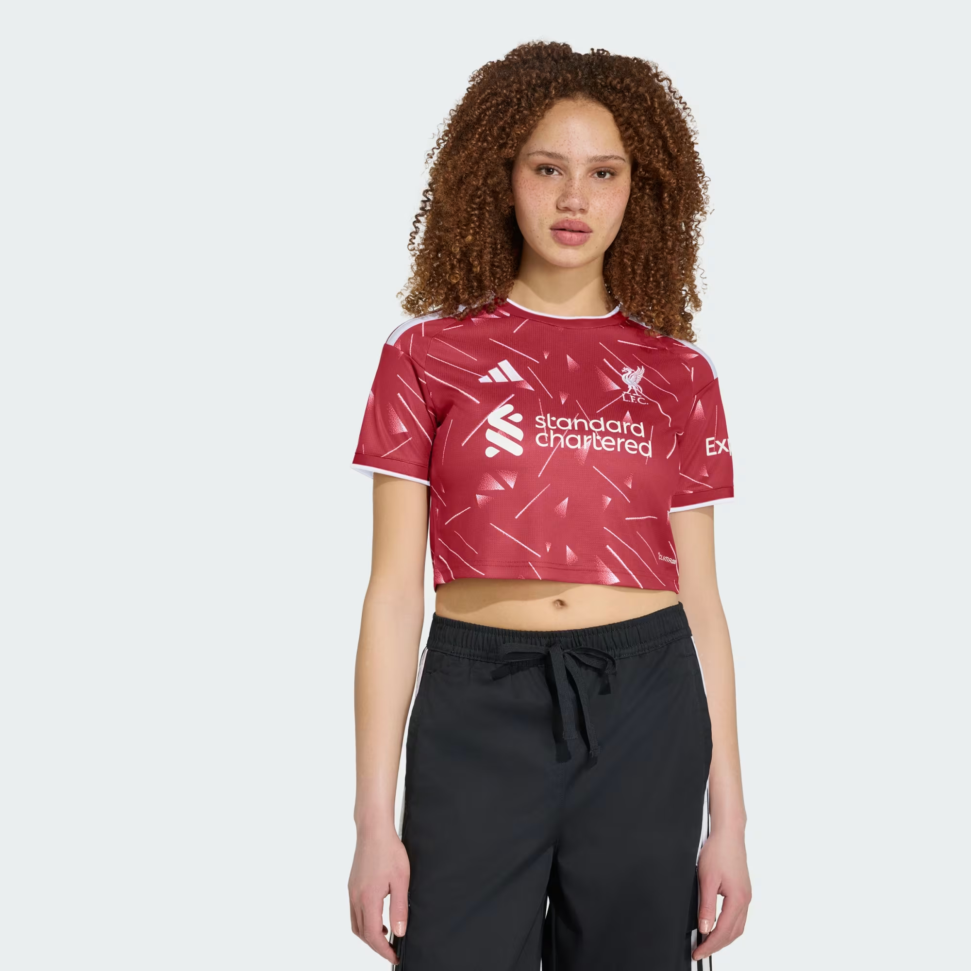 🔴⚪重塑八十年代經典 Adidas Liverpool 利物浦 2026-27 女裝主場短版球衣 (可加印字章) KB8260