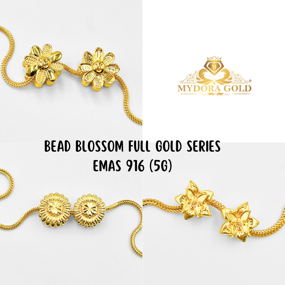 MYDORA Bead Blossom Full Gold Series (5G) | EMAS 916/22k