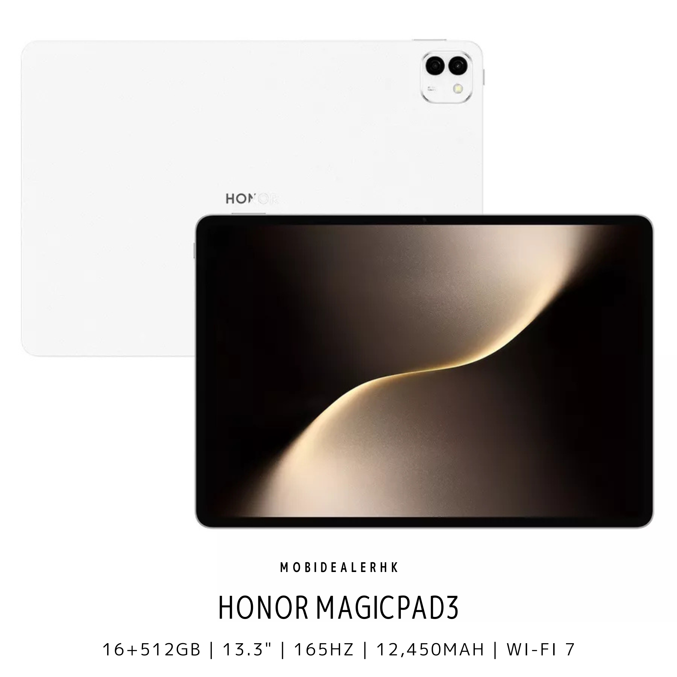 Honor MagicPad3 | 榮耀 MagicPad3 | WiFi | 平板電腦 | 16+512Gb | 13.3" 超大屏幕 | 165Hz | 12450mAh 巨大電池