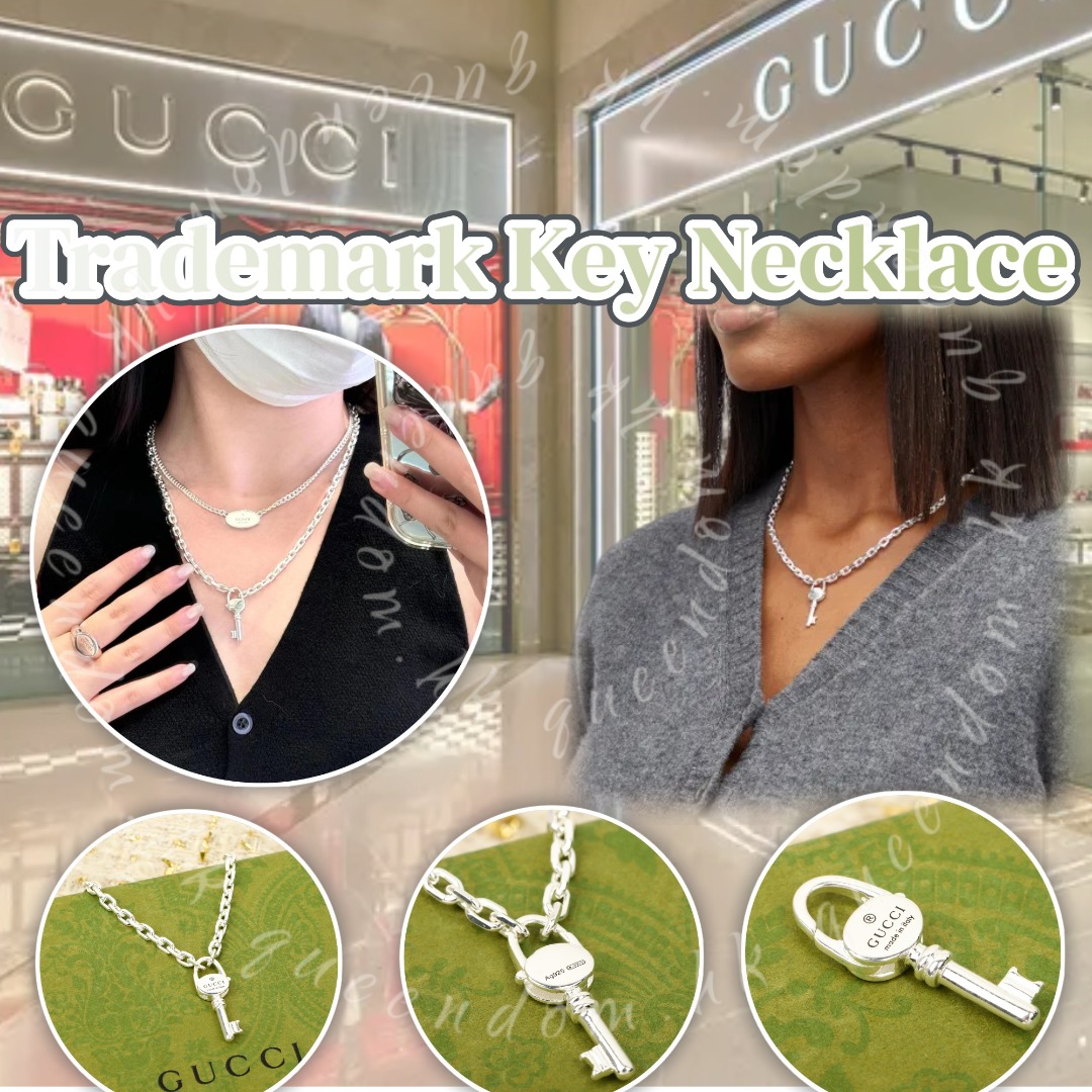 【原單】Gucci Trademark Key Necklace 純銀鑰匙項鍊