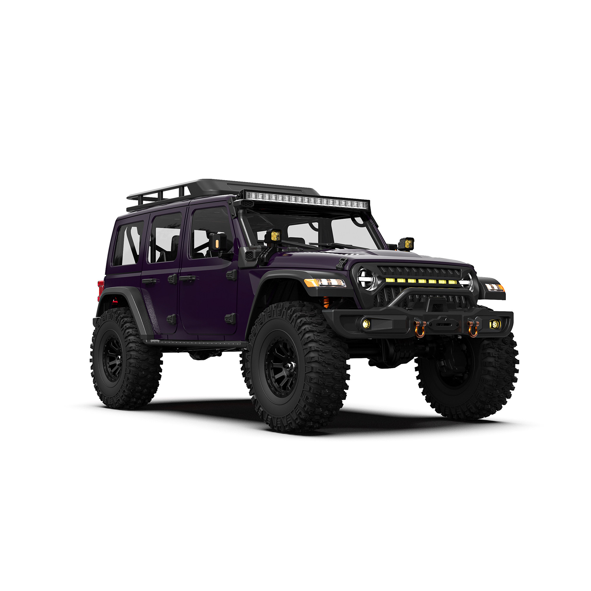 全新 RLAARLO 1/7 Sensored Brushless Crawler MK07 V2 Hand-Painted | 雷拉洛 侏羅紀圖案 攀爬車 | 前後差速鎖 | 變速波箱