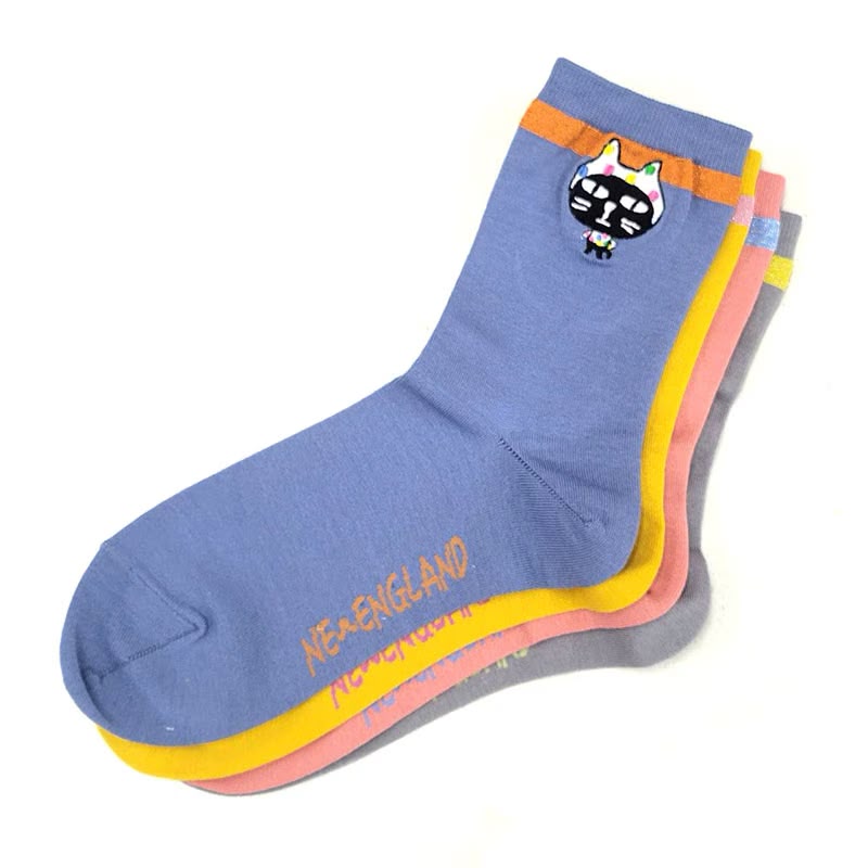 Pebbly x New England Yo Lame Sock