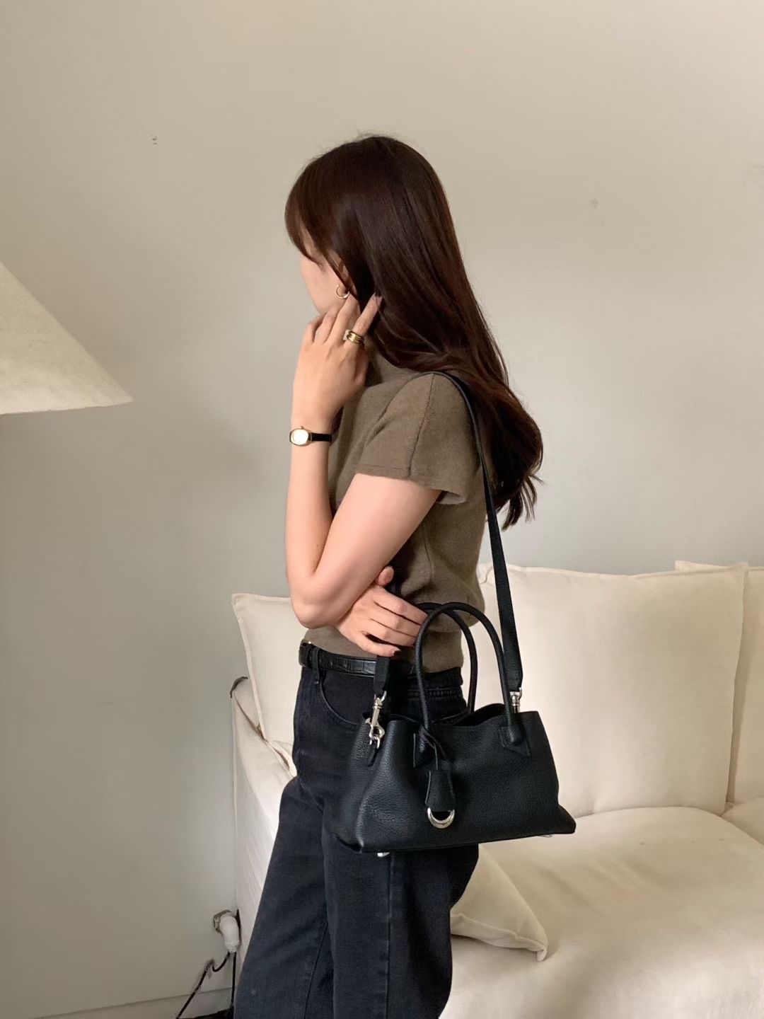 DM03_05  長柄橫Tote (4色)