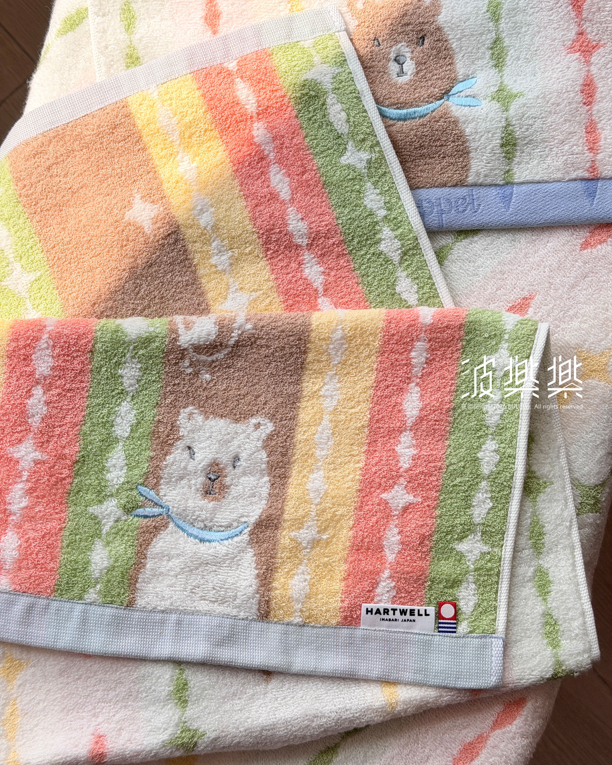 \ ℕ𝔼𝕎! / Poppet 動物系列【熊熊】今治毛巾