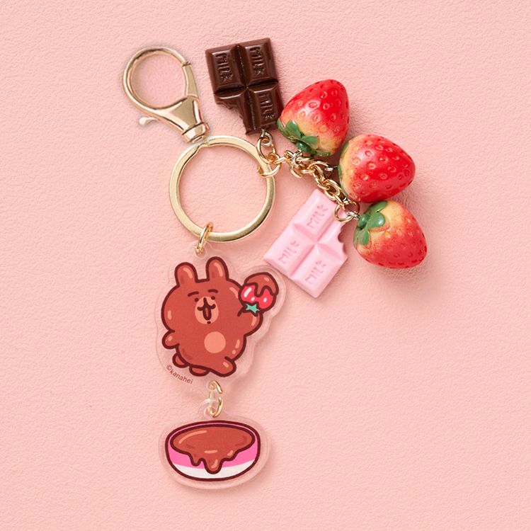 日本 kanahei YURUTTO STORE 朱古力系列 匙扣