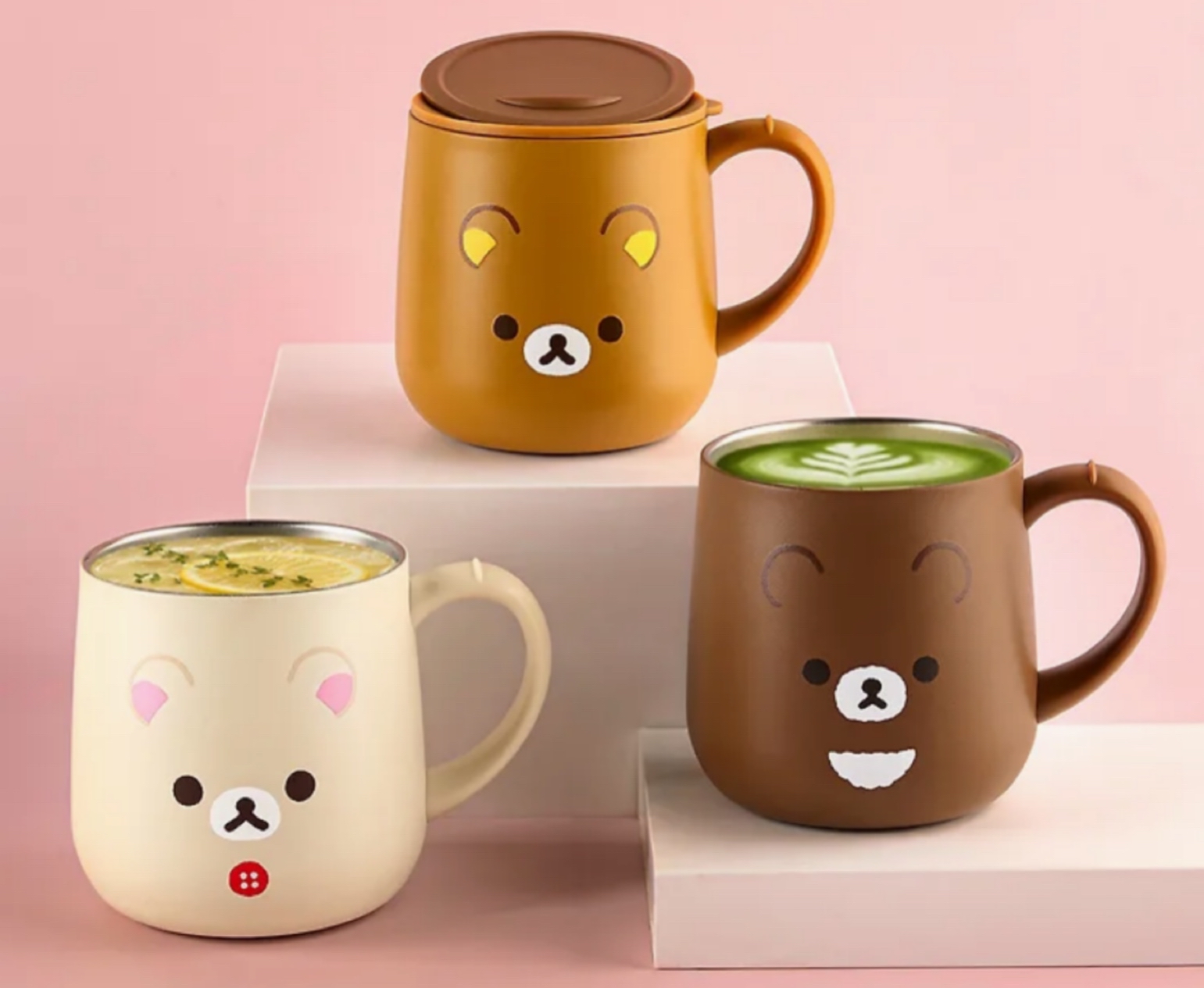 《預約貨品》全新韓國限定 Rilakkuma連蓋保溫杯 360ml