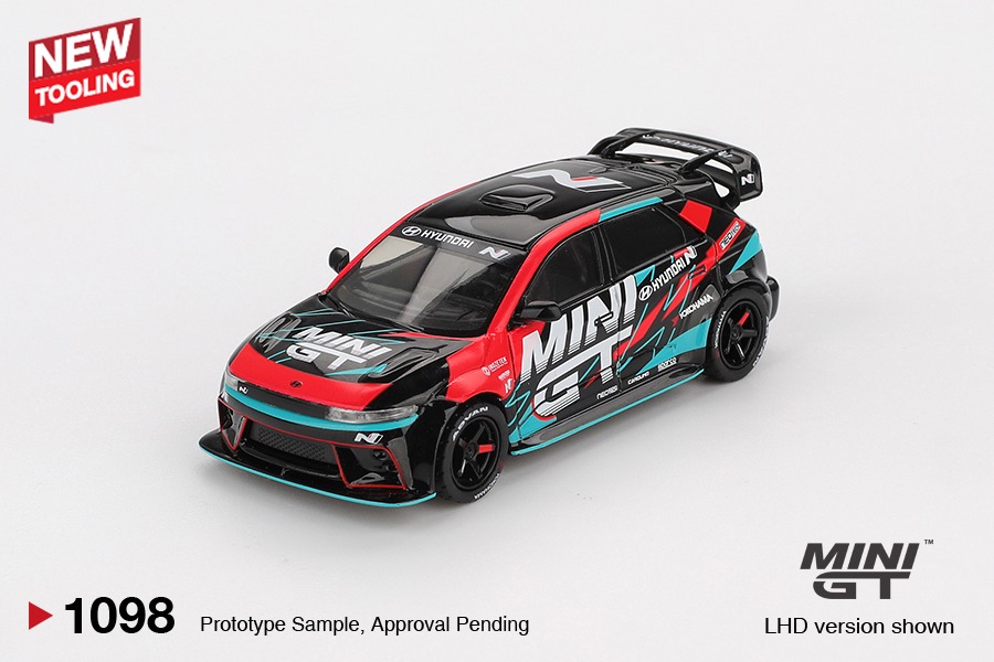 Mini GT 1/64 Hyundai Ioniq 5N MINI GT RS-01T 2025 Tokyo Auto Salon - MGT01098-BL
